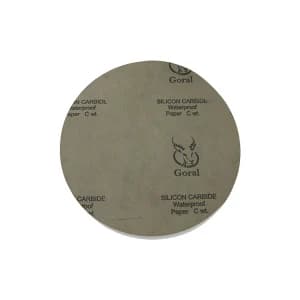 GORAL/斑羚 928A金相分析研磨用圆形背胶金相砂纸 300mm×P120 1盒