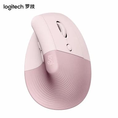 LOGITECH/罗技 鼠标 Lift USB 粉色 1个
