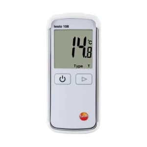 TESTO/德图 食品温度计 testo 108 包括刺入式温度探头(T型热电偶)Softcase保护软套 电池和校准记录 1台