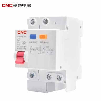 CNC/长城电器 剩余电流动作断路器 YCB6HLE-63/1P+N D16 S 30mA 1台