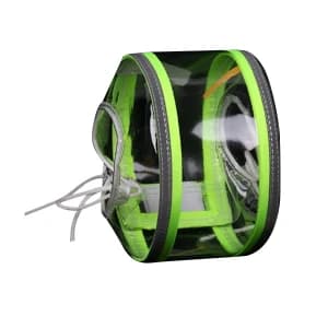 NXJG/南祥精工 绿色透明PVC法兰保护套 DN15 1个