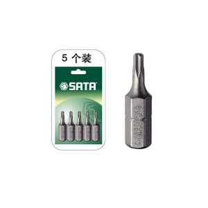 SATA/世达 6.3mm系列25mm长花形旋具头 SATA-59233 1组