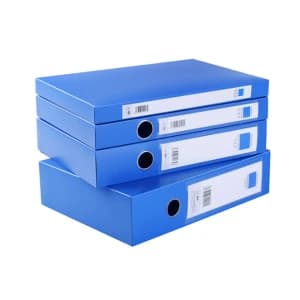 DILE/递乐 档案盒 1307 25mm 蓝色 1个