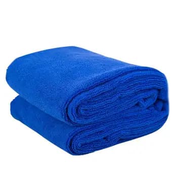 DELI/得力 洗车毛巾 DL8076 1600×600mm 蓝色 1条