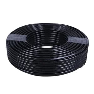 RONDA CABLE/朗达电缆 ZA-KVVR-450/750V-4×0.75 护套黑色 1米 铜芯聚氯乙烯绝缘和护套A级阻燃控制软电缆