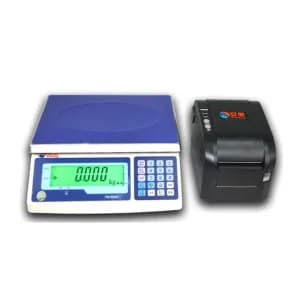 ANHENG/安衡 带打印不干胶标签条码电子台称(非第三方过检产品) AH-TBS+P-10kg-0.1g 0~10kg 1台