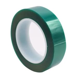 GINNVA/晶华 PET绿色高温胶带 绿硅胶 0.06mm×10mm×100m 1卷