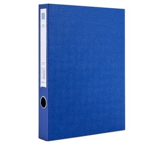DELI/得力 档案盒 63200 A4 35mm 蓝色 PVC材质 10只 1箱
