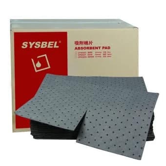 SYSBEL/西斯贝尔 取式轻型通用型吸附棉片 UP0003G 吸附容量16gal(60L) 150片 1箱