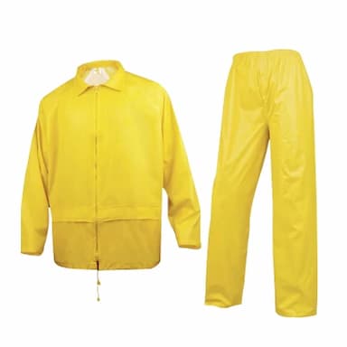  EN400分体式涤纶雨衣套装 407003 XL 黄色(JA) 上衣×1+裤子×1 1件