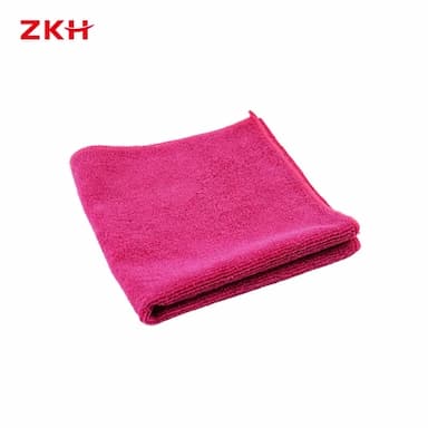 ZKH/震坤行 小号超细纤维毛巾 MFC-S2-PK 35×35cm 32g 粉色 1条