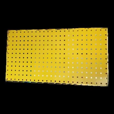 LONGDAI/龙代 方孔洞洞板 LZJ- 900×450×20mm 黄色 板厚1.2mm 1张