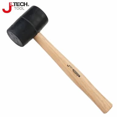 JETECH/捷科 0.75磅木柄橡胶棰 HRW-12  1把
