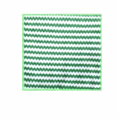 JINZHENHE/金臻赫 珊瑚绒抹布 锁边款绿色 25×25cm 1块