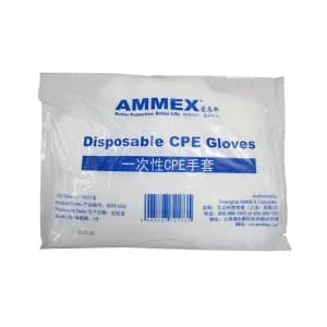 AMMEX/爱马斯 一次性CPE手套 DCPE100C 1袋