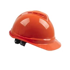 MSA/梅思安 V-Gard500 ABS豪华型有孔安全帽 10172478 橙色 带透气孔 超爱戴帽衬 针织布吸汗带 D型下颏带 1顶