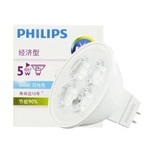 PHILIPS/飞利浦 经济型 LED MR16射灯光源 12V/5W/6500K/24D 1个