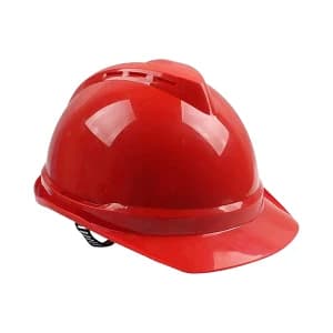 MSA/梅思安 V-Gard500 ABS豪华型有孔安全帽 10146680 红色 一指键帽衬 PVC吸汗带 国标D型下颏带 1顶