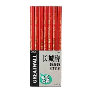 GREATWALL/长城 555木工铅笔 555 1盒